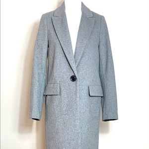 Zara Wool Blend Coat Size XS